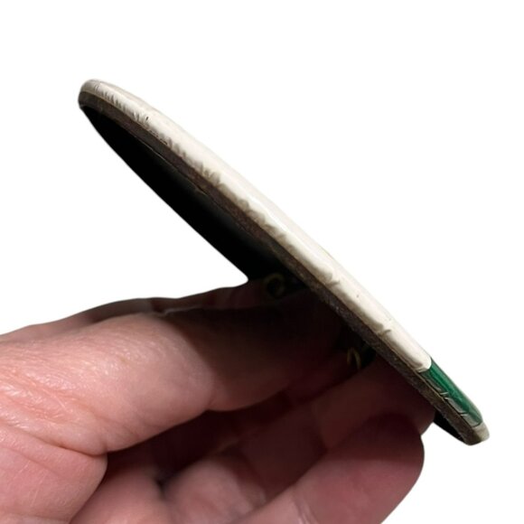 Vintage God Loves NY Pin Pinback Round VTG 80's - Picture 3 of 5